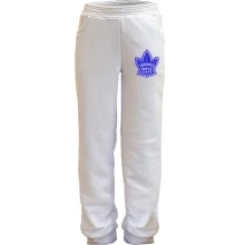 Детские штаны с вышитой эмблемой Toronto Maple Leafs (Вышивка)
