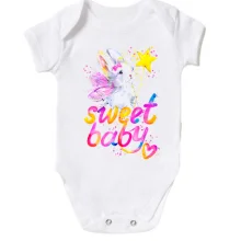 Детское боди Sweet baby с зайчиком