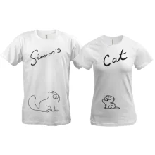 Парные футболки Simons Cat