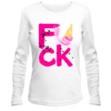 Лонгслив F_ck Ice Cream (pink)