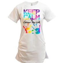 Туника Keep calm and colour your life