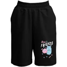 Женские  шорты Pink and Blue Best Friends
