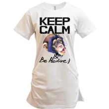 Туника Keep calm and be positive
