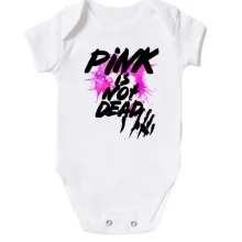 Детское боди Pink is not dead