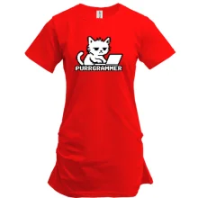 Туника с котом-программистом