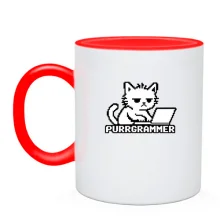 Чашка з котом-програмістом