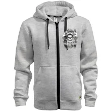 Худи на молнии lucky skull