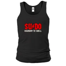 Майка с надписью «Sudo Highway to Shell»