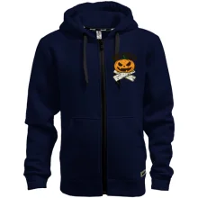 Мужская толстовка на молнии с тыквой Halloween