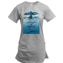 Туника с китом "deep blue sea"