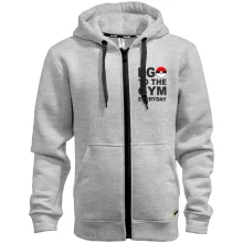 Худи на молнии Go to the gym