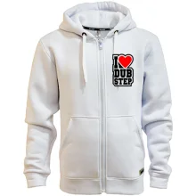 Худи на молнии I love dub step