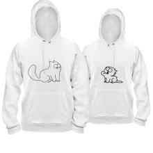 Парные толстовки Simons Cat