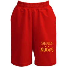 Чоловічі шорти з написом "Send Nudes"