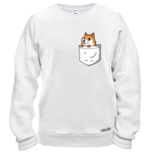 Свитшот с wow doge в кармане