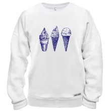 Світшот Ice cream графіті