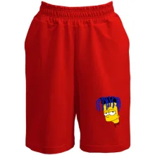 Шорти з Бартом Сімпсоном в образі Lil Pump (2)
