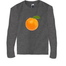 Дитячий лонгслів з апельсином
