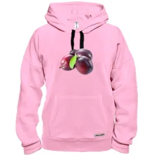 Толстовка со спелыми сливами
