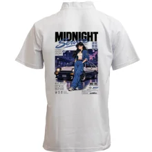 Футболка з коміром стійкою Midnight service