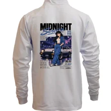 Лонгслів поло зі стійкою Midnight service