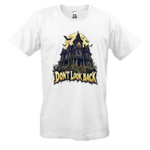 Футболка с надписью «Don't look back»