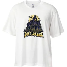 Футболка Oversize с надписью «Don't look back»