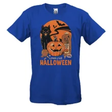 Футболка з написом «Long Live Halloween»