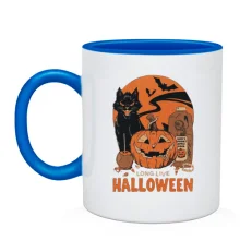 Чашка з написом «Long Live Halloween»