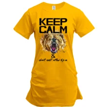 Туника с медведем Keep calm & dont eat after 6 pm
