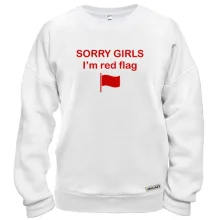 Худи BASE с надписью «SORRY GIRLS I’m red flag» Худи BASE с надписью «SORRY GIRLS I’m red flag»
