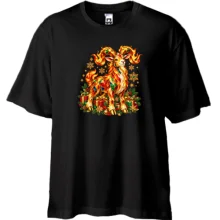 Футболка Oversize со сказочным огненным овном