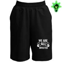 Шорты We are all infected