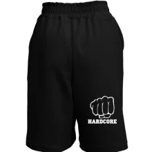 Шорти з кулаком і написом Hardcore