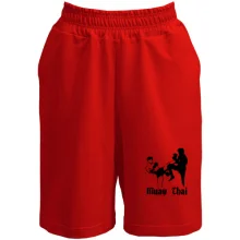 Шорти Muay Thai із силуетами бійців