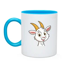 Чашка с милым козликом