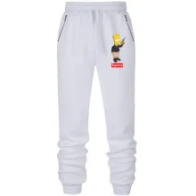 Женские спортивные штаны Барт Симпсон с надписью Supreme