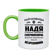 Чашка Найчарівніша Надя