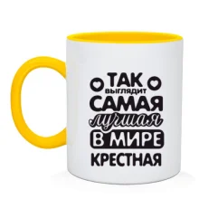 Чашка Так выглядит лучшая крестная