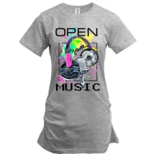 Туника с наушниками Open your music (2)