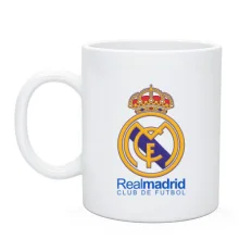 Чашка з кольоровою емблемою Real Madrid