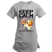 Туника с пойнтером "Keep calm & dont eat after 6 pm"