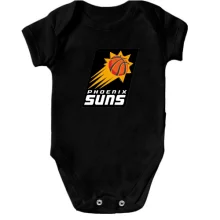 Детское боди с летящим мячом и надписью Phoenix Suns