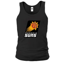 Майка с летящим мячом и надписью Phoenix Suns
