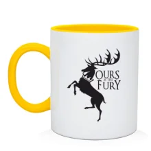 Чашка Ours Is the Fury (с гербом Баратеонов) (2)