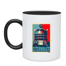 Чашка з Далеком і написом «Exterminate» (Доктор Хто)