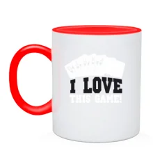 Чашка I love tnis game