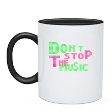 Чашка Dont stop the music