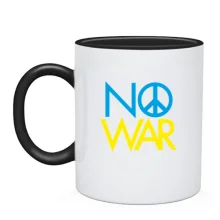 Чашка з принтом «No War»