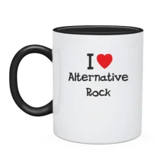 Чашка I love alternative ROCK